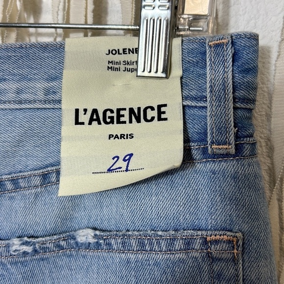 SOLD Lagence NWT Jolene Mini Skirt in Reseda Size 29 - Picture 3 of 12